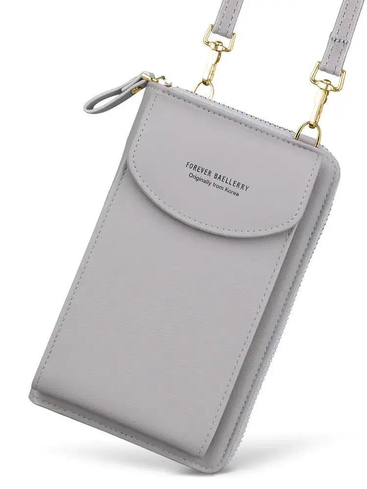 Кошелек Baellerry 8591 с отделением для телефона Серый