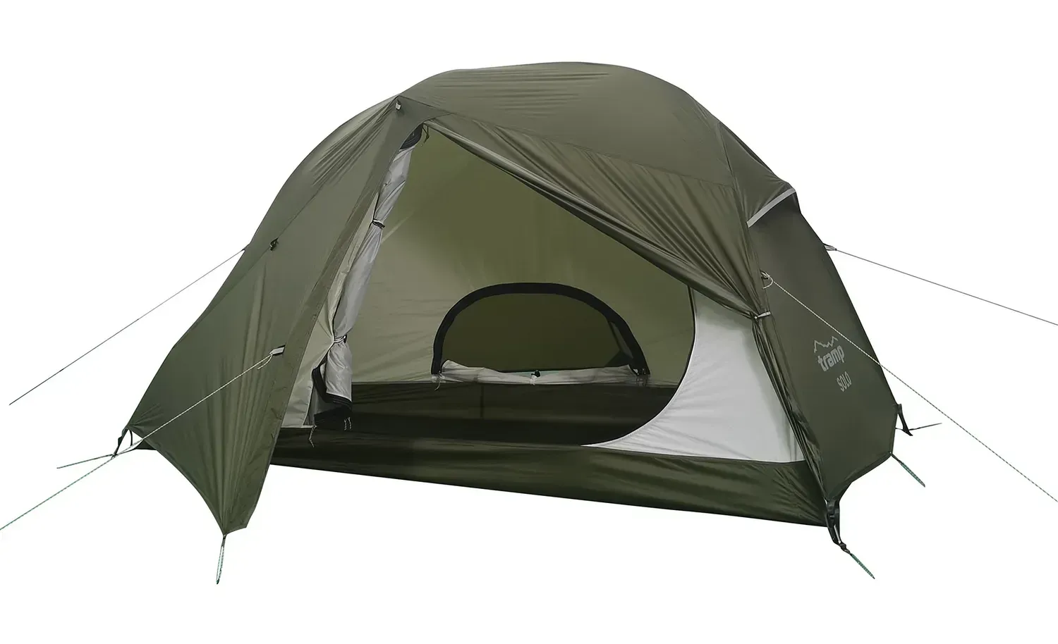 Палатка ультралегкая 1-местная Tramp Solo 1,55 кг 2 тамбура (UTRT-001-olive)