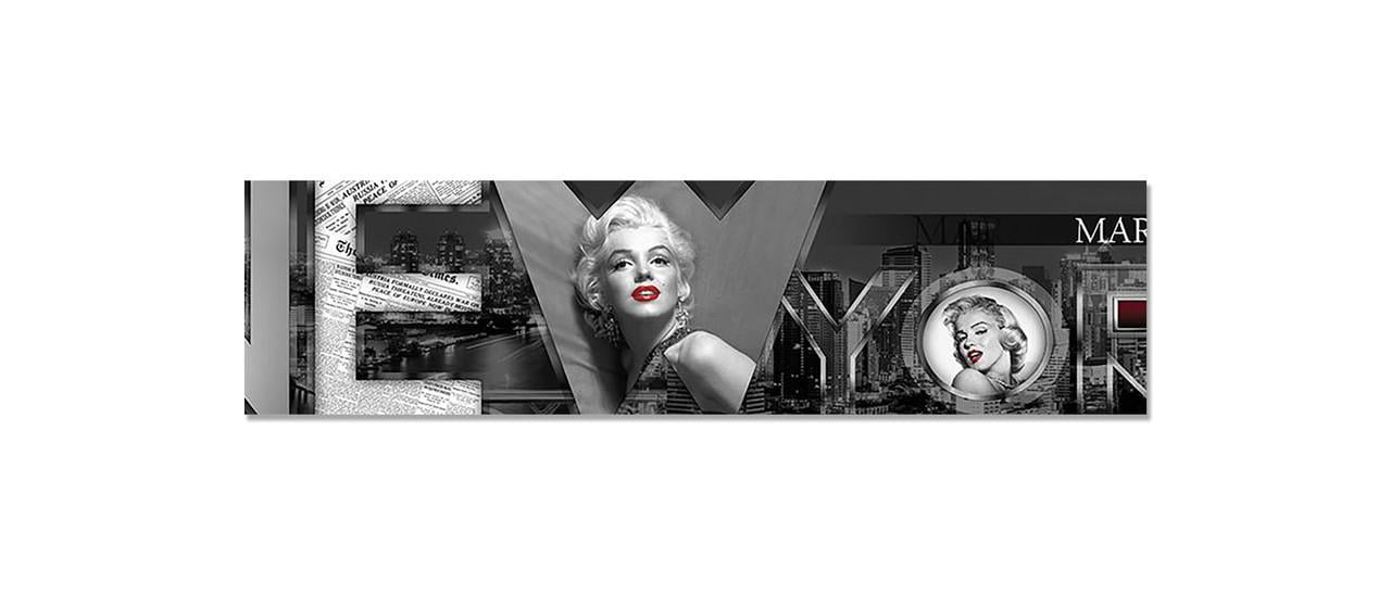 Наліпка вінілова 3D Zatarga Мерлін Монро 650х2500 мм (1267839540)