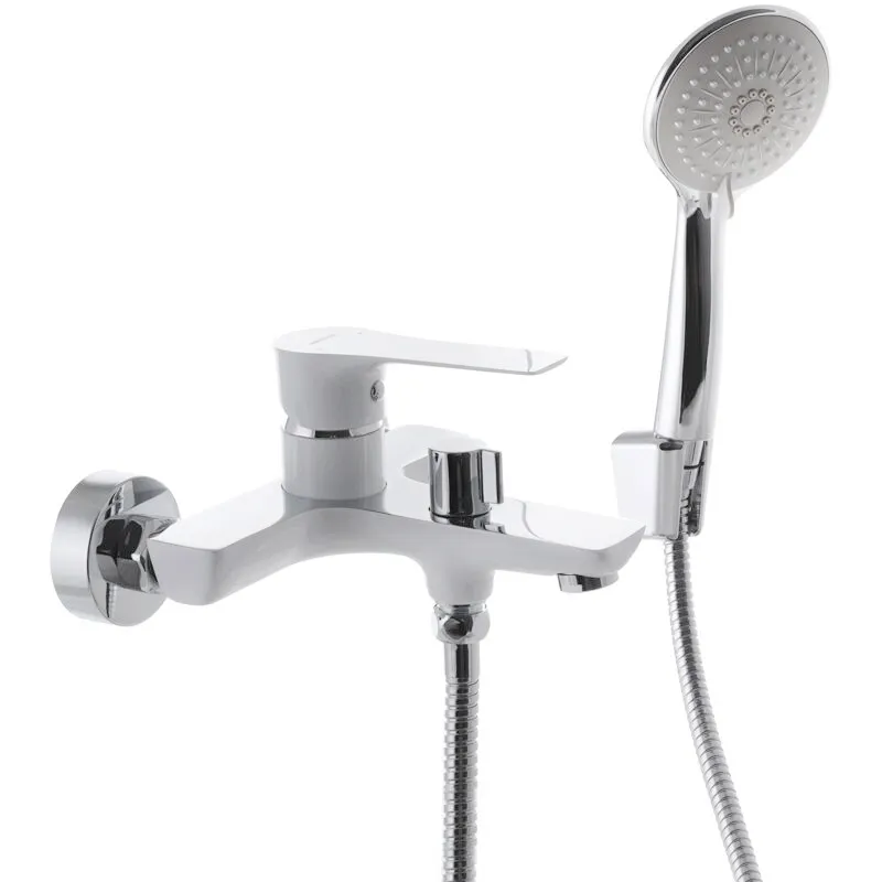 Смеситель для ванны MIXXUS Premium Eva 009 Euro с коротким изливом Белый (MI5811)