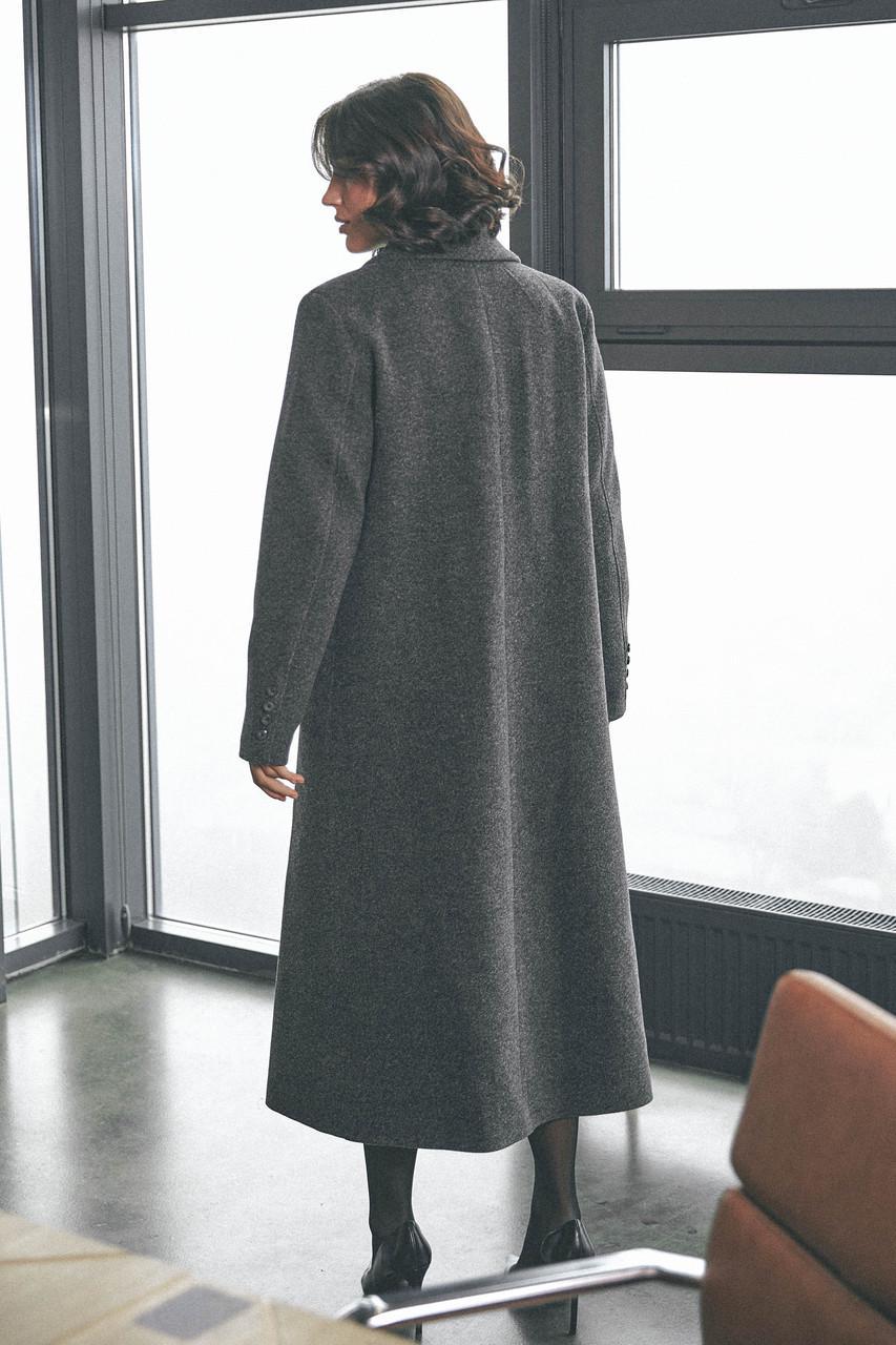 Женское пальто из французского кашемира L-XL Графитовый (2737170069) - фото 5 Женское пальто из французского кашемира L-XL Графитовый (2737170069) - фото 5