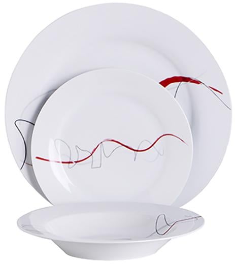 Столовий набір Bergner Crayon 18 пр. на 6 персон (PC-10171)