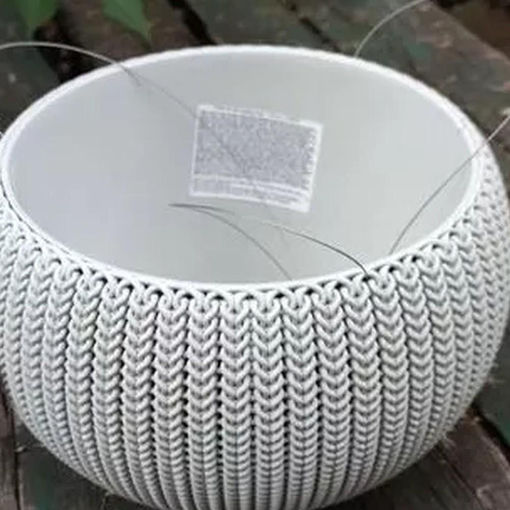 Горшок для растений Keter Cozies M (7290106929852) - фото 5 Горшок для растений Keter Cozies M (7290106929852) - фото 5