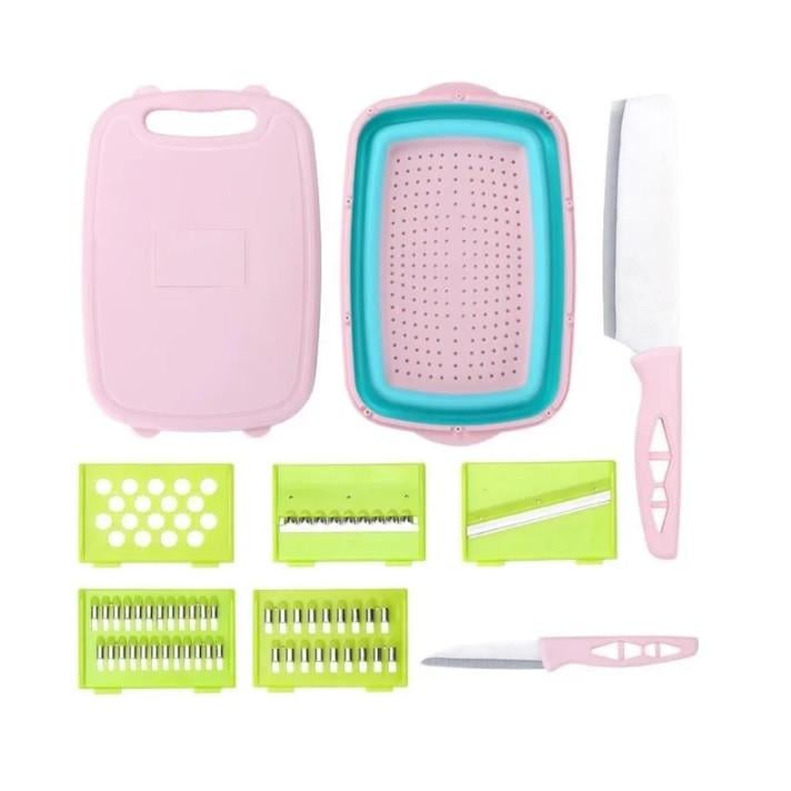 Овочерізка Multifunctionalslicer abd Planing wire slicer універсальна Pink (do045)