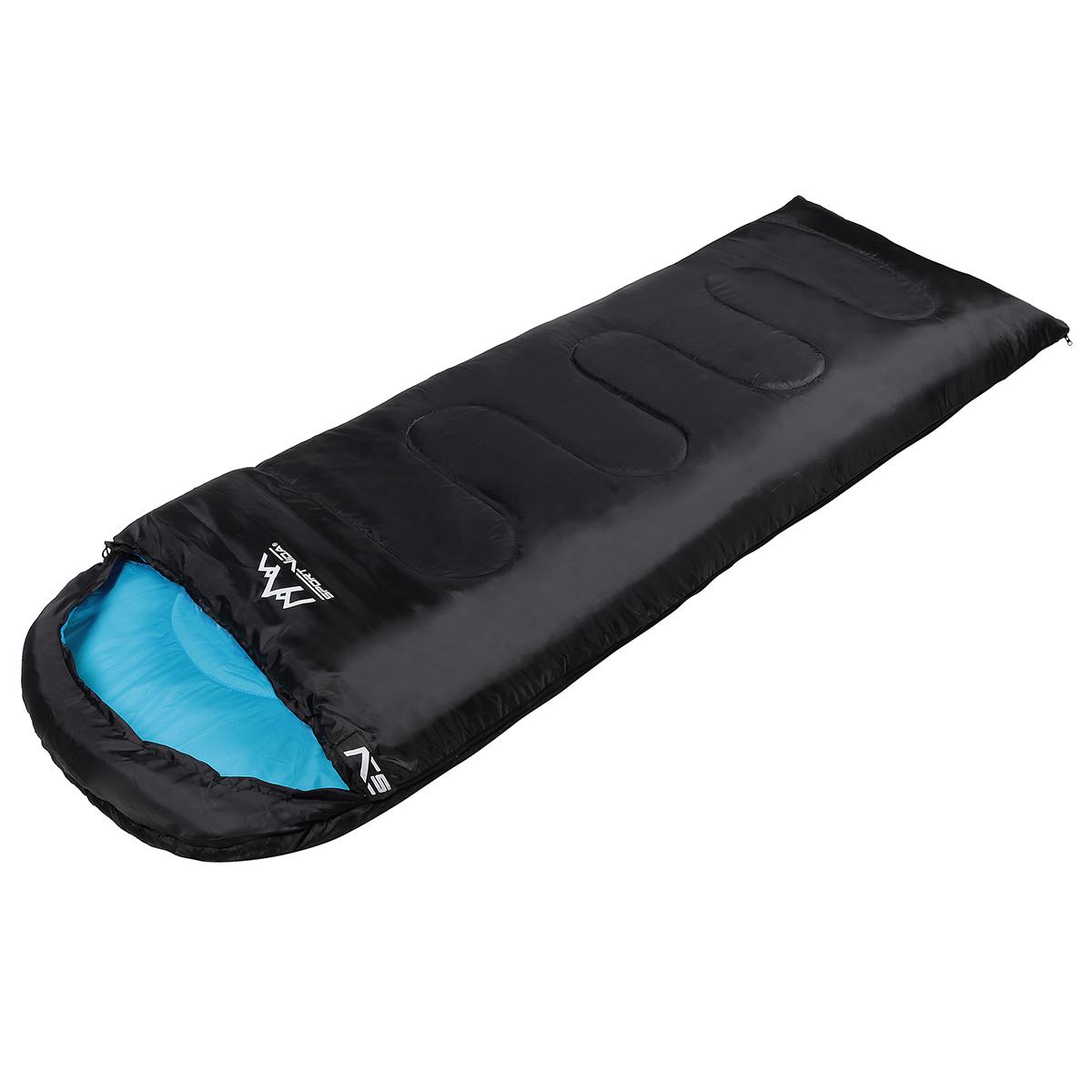 Спальний мішок SportVida +2 +21 C R Black/Sky Blue (SV-CC0062) - фото 8