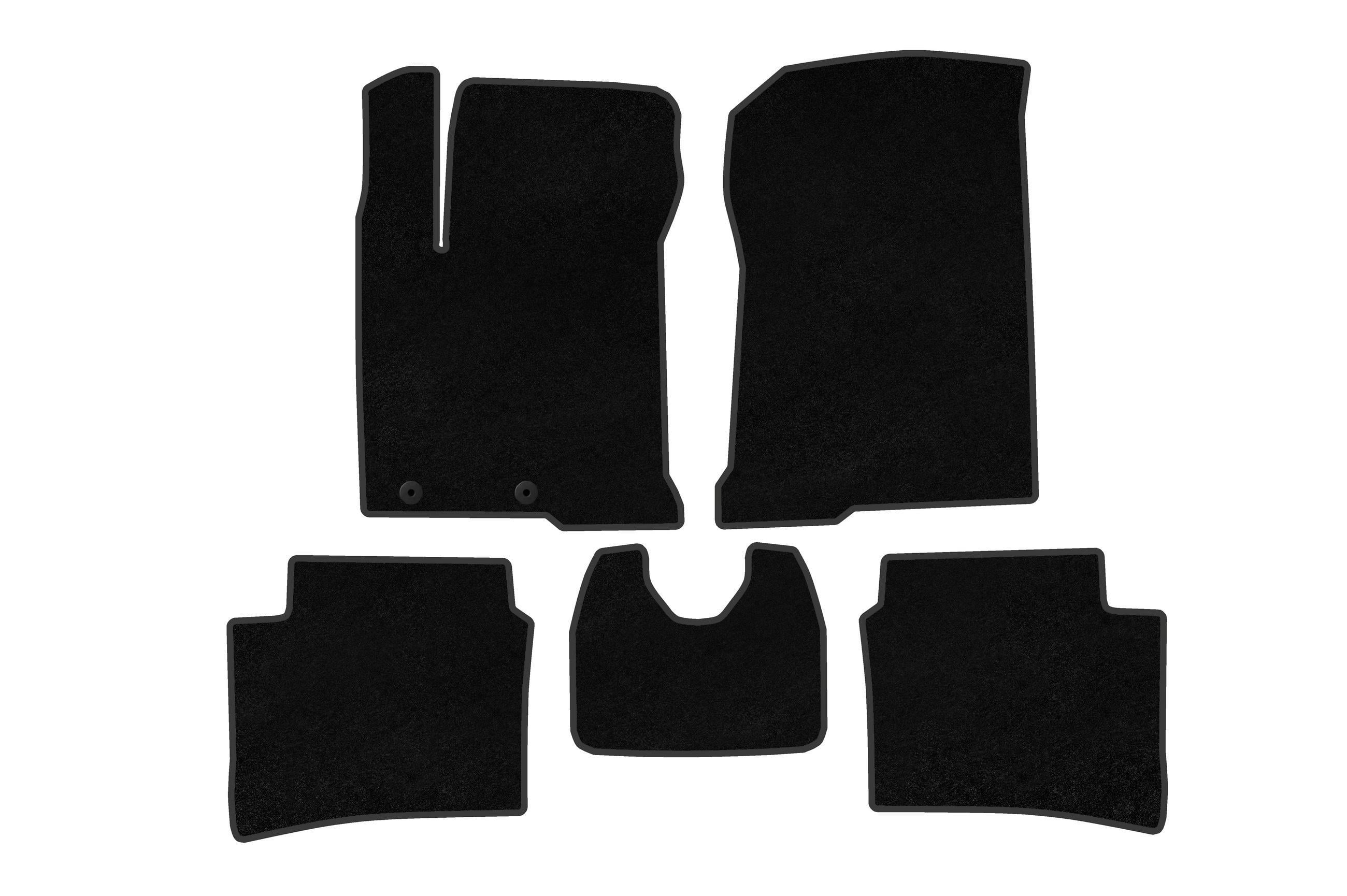 Коврики автомобильные текстильные Digital Designs Classic для Hyundai Bayon 2021- рр. Черный (184778)