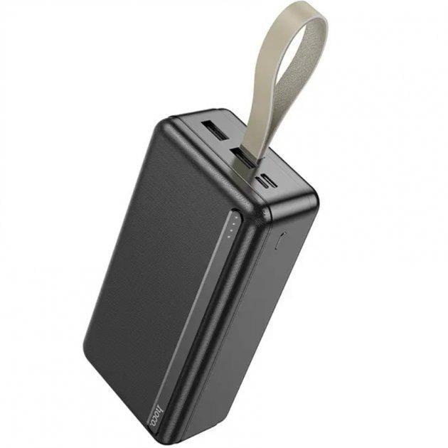 Повербанк Hoco J91A 20000 mAh Micro-USB/Type-C USB з LED індикатором Чорний (e0983912)