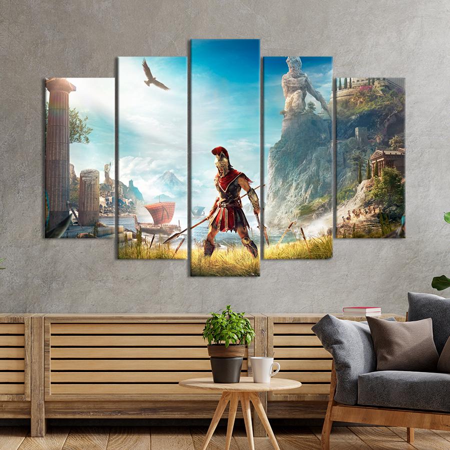Настенний декор Игра Assassin’s Creed Odyssey 137x85 см (A185-5)