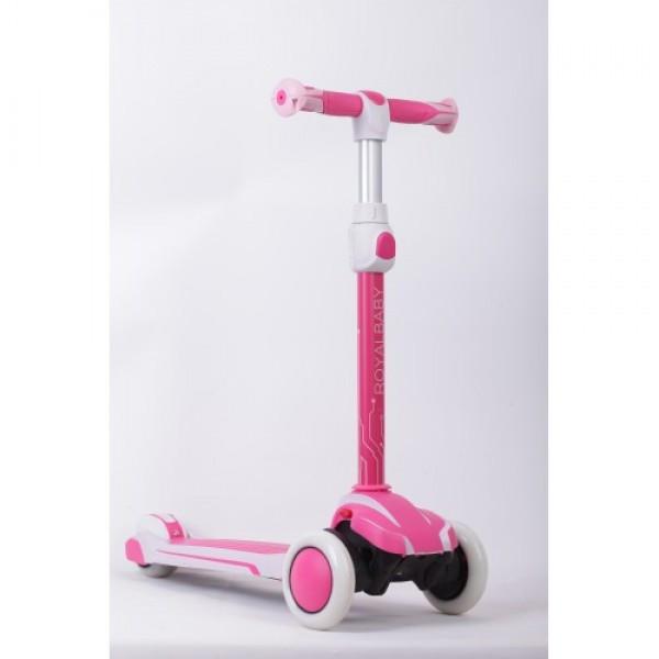 Самокат триколісний дитячий Royal Baby D-3 SUSPENSION від 2 років Рожевий