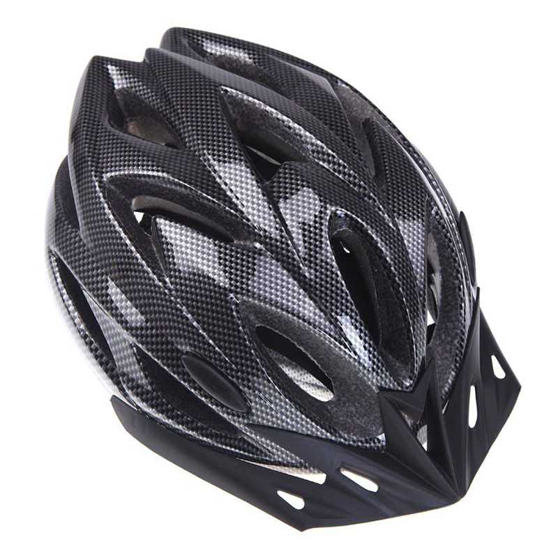 Шлем велосипедный защитный Helmet Н-012F Carbon Black