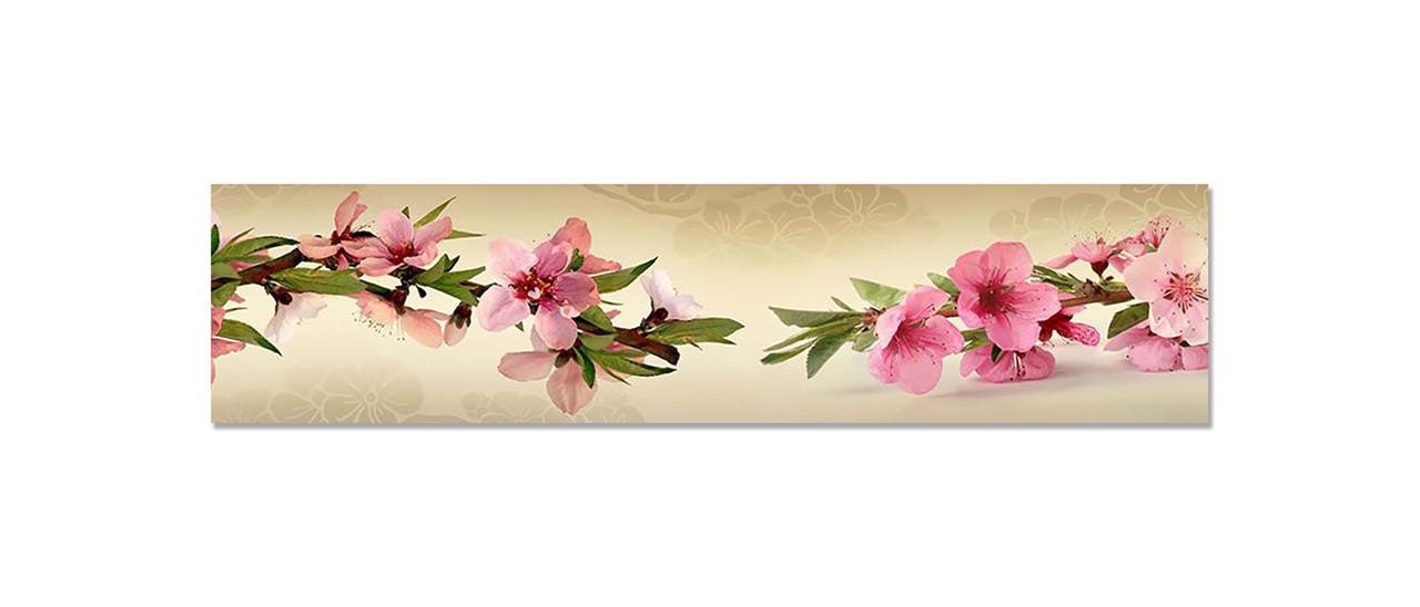 Наклейка виниловая на кухню Zatarga Розовая сакура 600х2500 мм (1283915627)