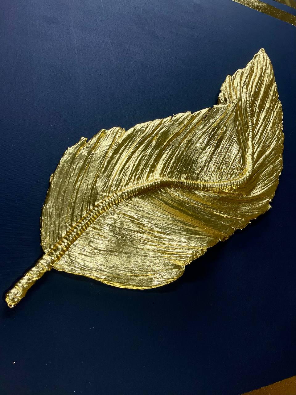 Картина ручной работы Zilini 8888 Золотое Перо 100x100 см (27386815) - фото 6 Картина ручной работы Zilini 8888 Золотое Перо 100x100 см (27386815) - фото 6