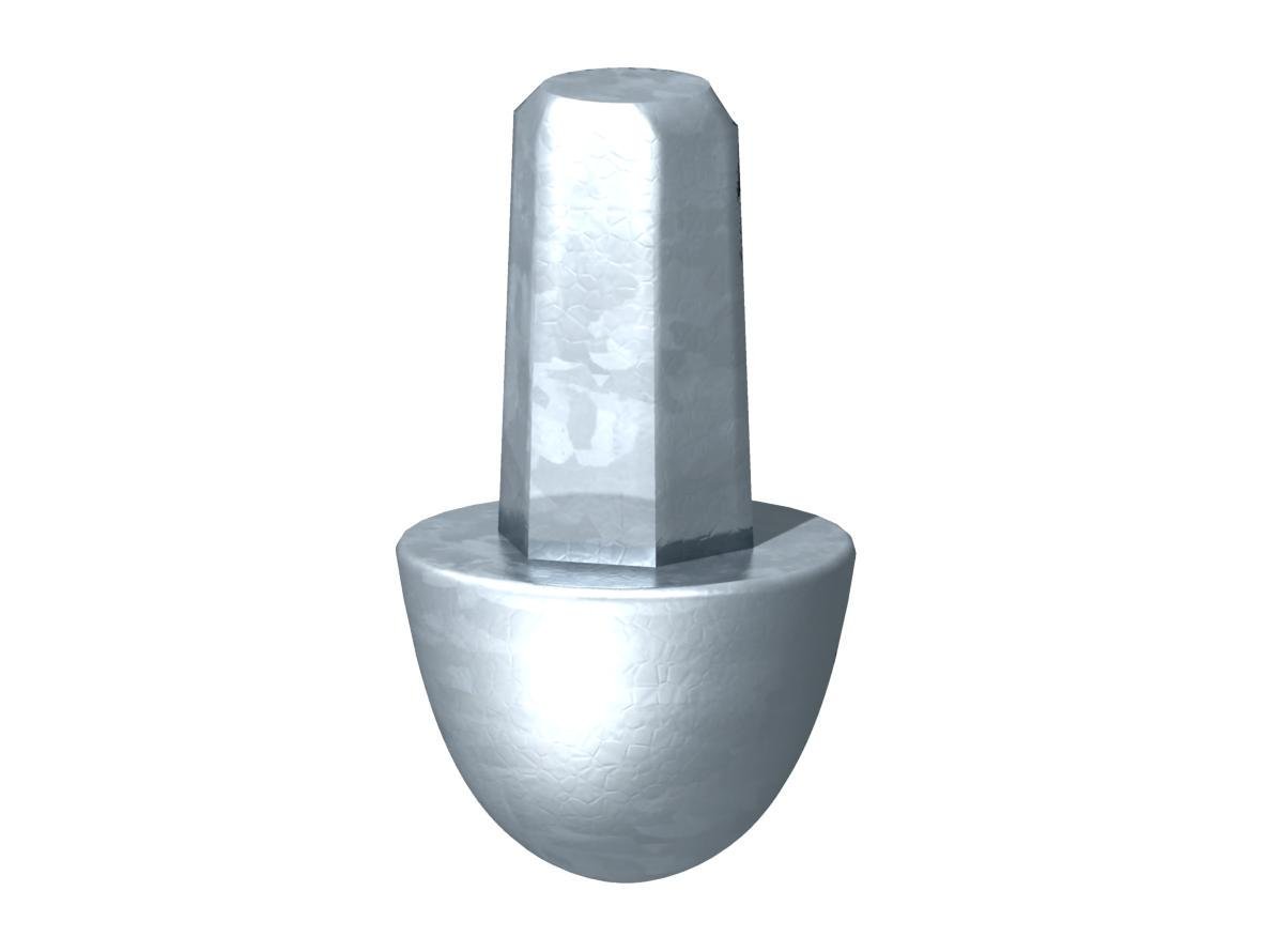 Наконечник заземлителя OBO bettermann ø 25 мм горячеоцинкованная сталь OMEX (3041255)