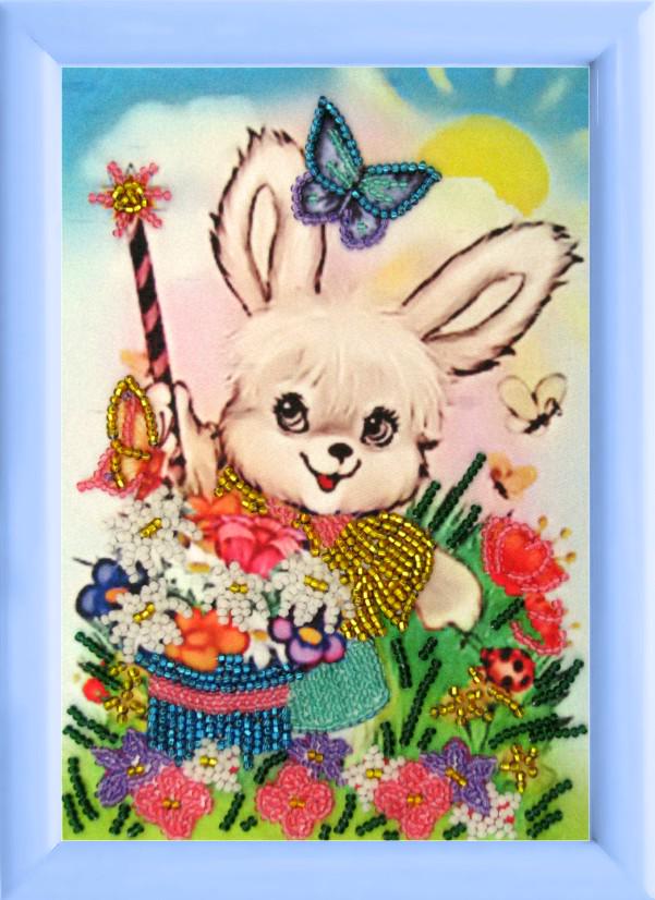Схема для вишивки бісером BUTTERFLY 955 Зайка-чарівник 17х12 см (955)
