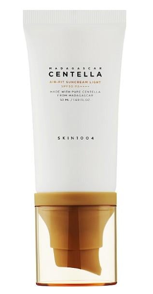 Солнцезащитный крем с экстрактом центеллы SKIN1004 Madagascar Centella Air-fit Suncream Light SPF30 PA++++ 50 мл