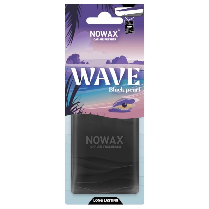 Ароматизатор пластиковый Nowax серия Wave - Black Pearl