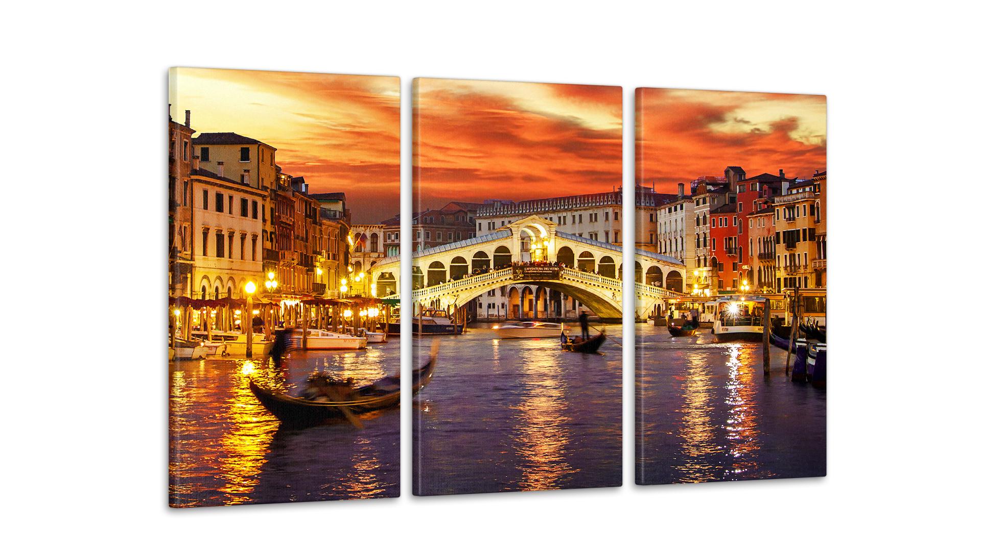 Модульная картина Город 53x100 см (Art-91_3А)