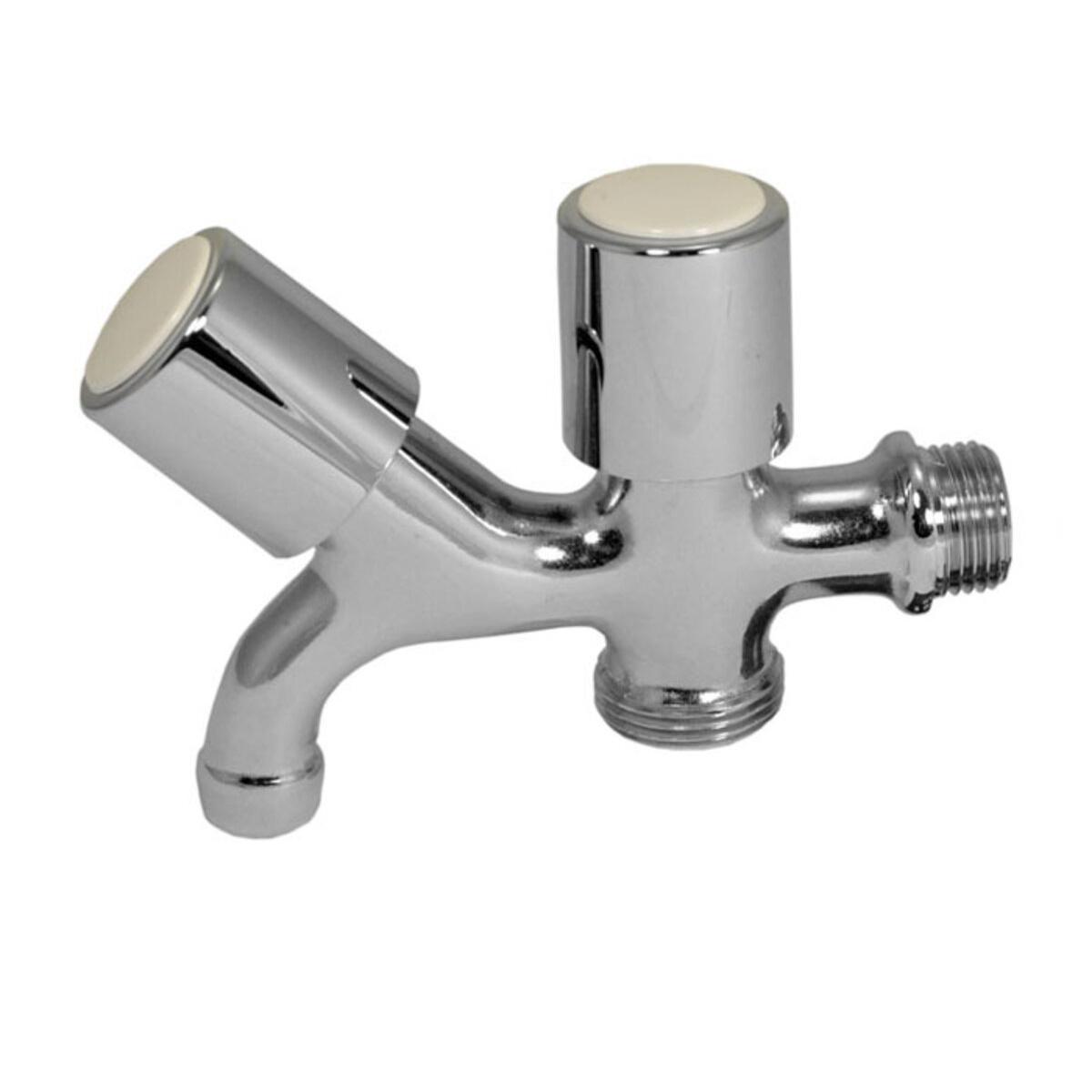 Кран для стиральной машины COMISA 1/2x3/4" двойной (TK-41.21.005)