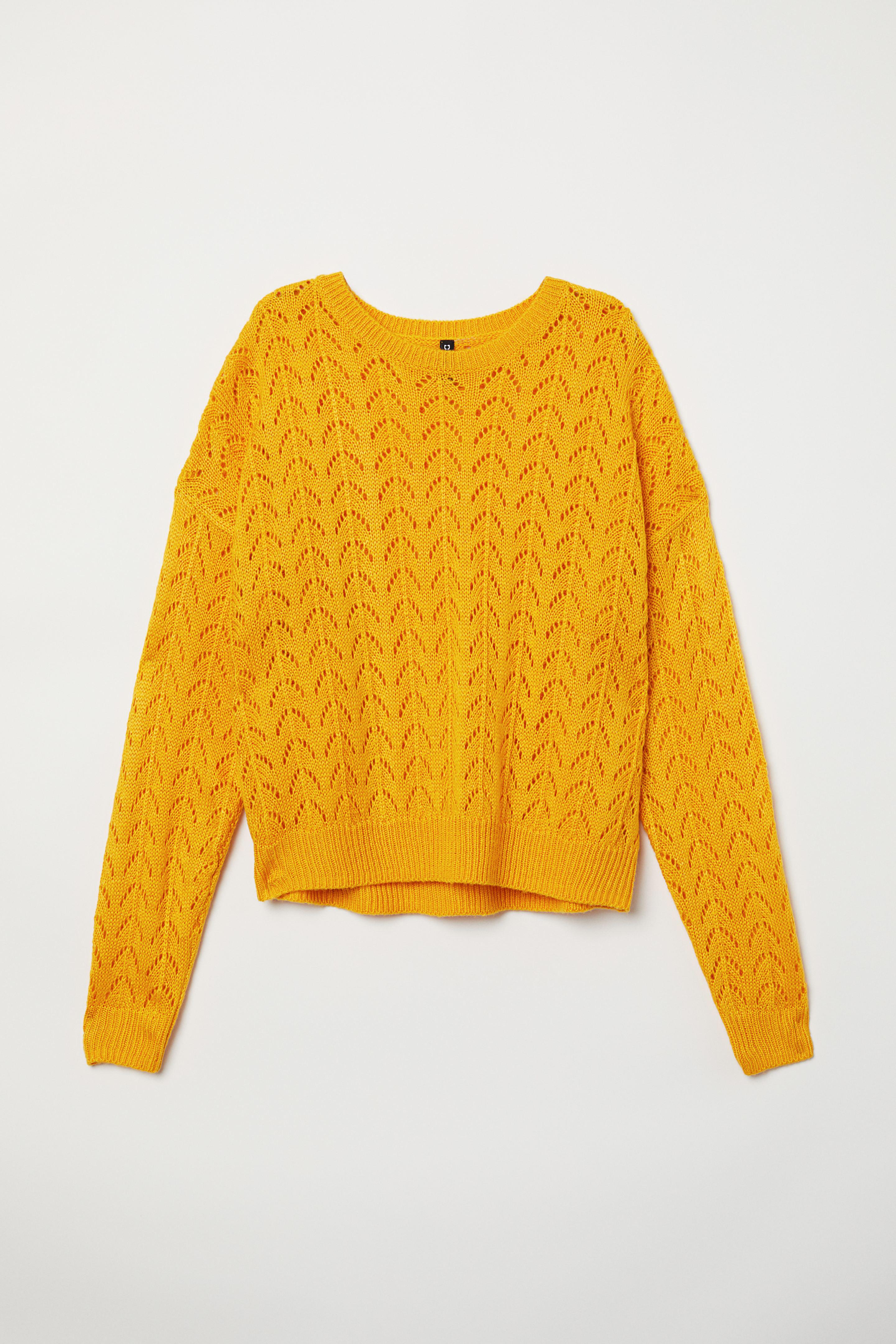 Джемпер H&M M Желтый (6402528)