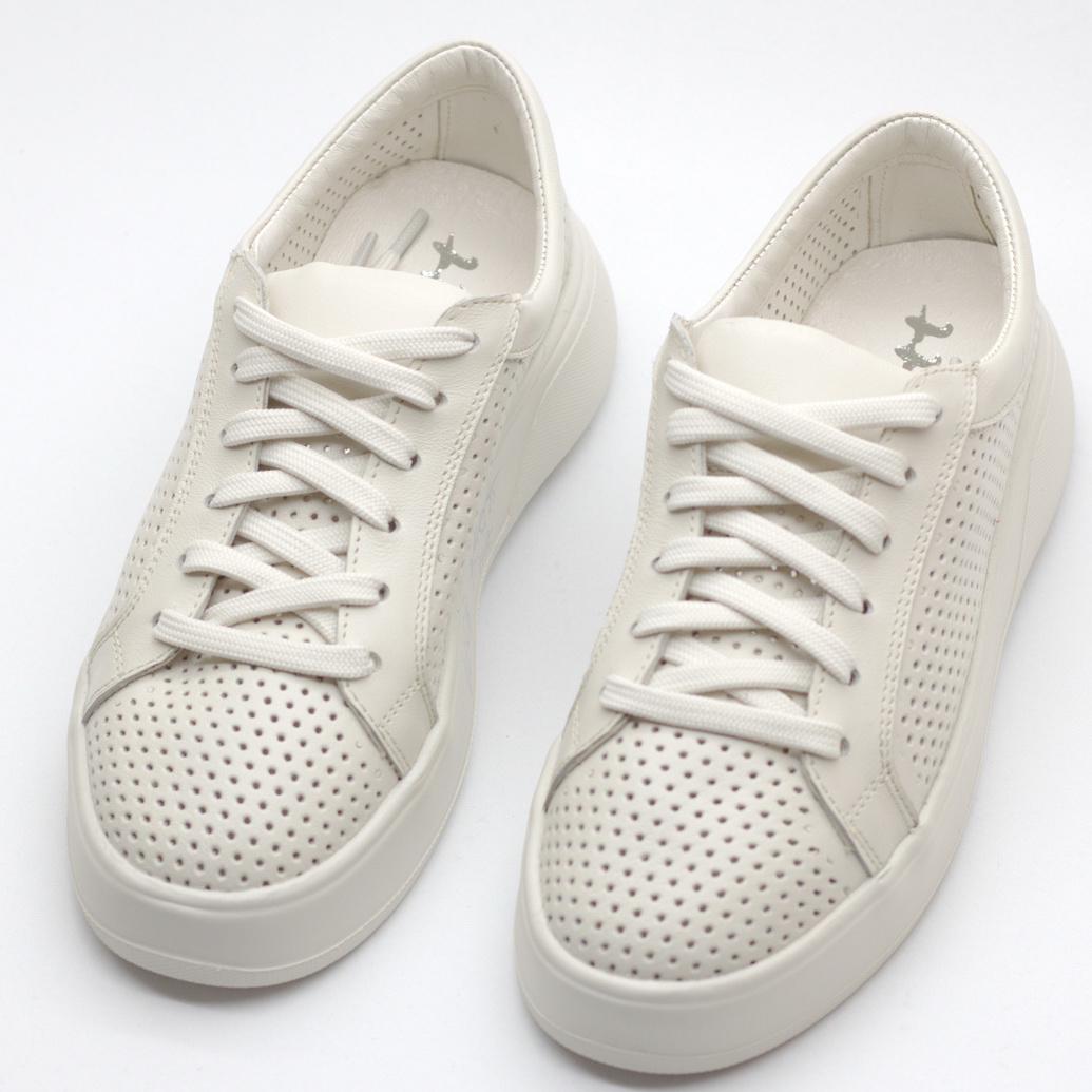 Кеды женские Zlett из натуральной кожи перфорированные р. 37 Молочный (1208) - фото 5 Кеды женские Zlett из натуральной кожи перфорированные р. 37 Молочный (1208) - фото 5