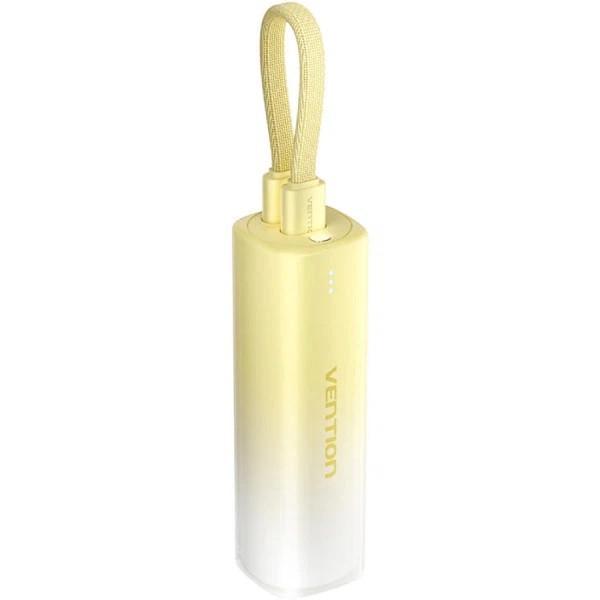 Зовнішній акумулятор Vention FHWY0 5000mAh 20W PD USB-C In/Out Lightning In/Out with cable