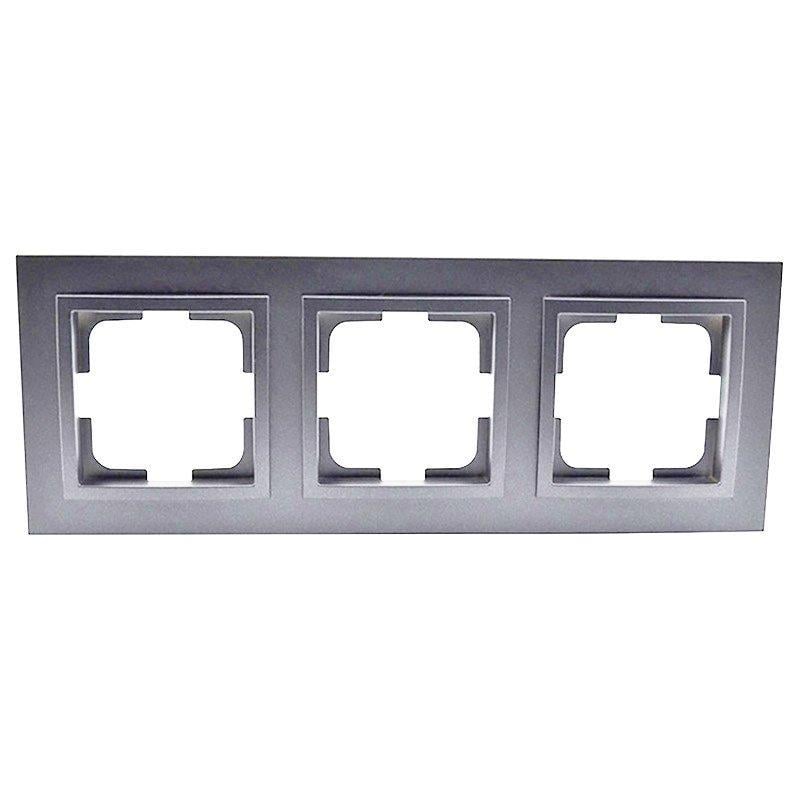 Рамка 3-ная универсальная Mono Electric DESPINA Антрацит (102-240000-162)