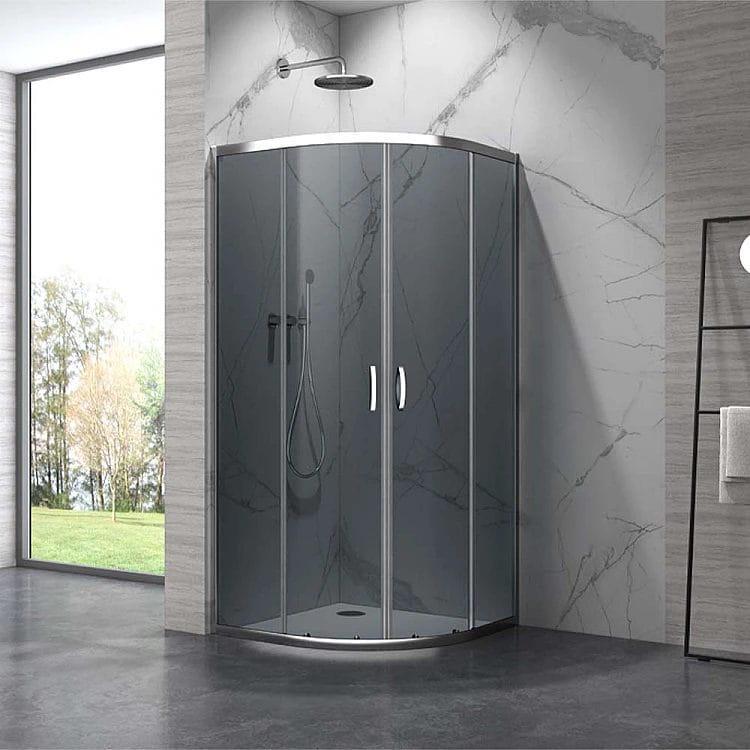 Душевая кабина Armaform Elbe Grigio 190x90x90 см стекло 5 мм без поддона Хром (110-40063)