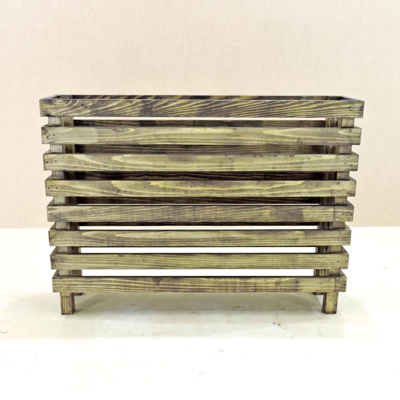 Кашпо на стійці з дерева Лахольм 75х22х55 см Моріон (КШС-7522551211) - фото 2 Кашпо на стійці з дерева Лахольм 75х22х55 см Моріон (КШС-7522551211) - фото 2