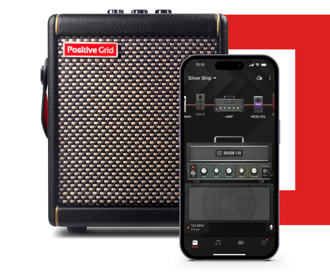 Усилитель для электрогитары Positive Grid Spark Mini - фото 7