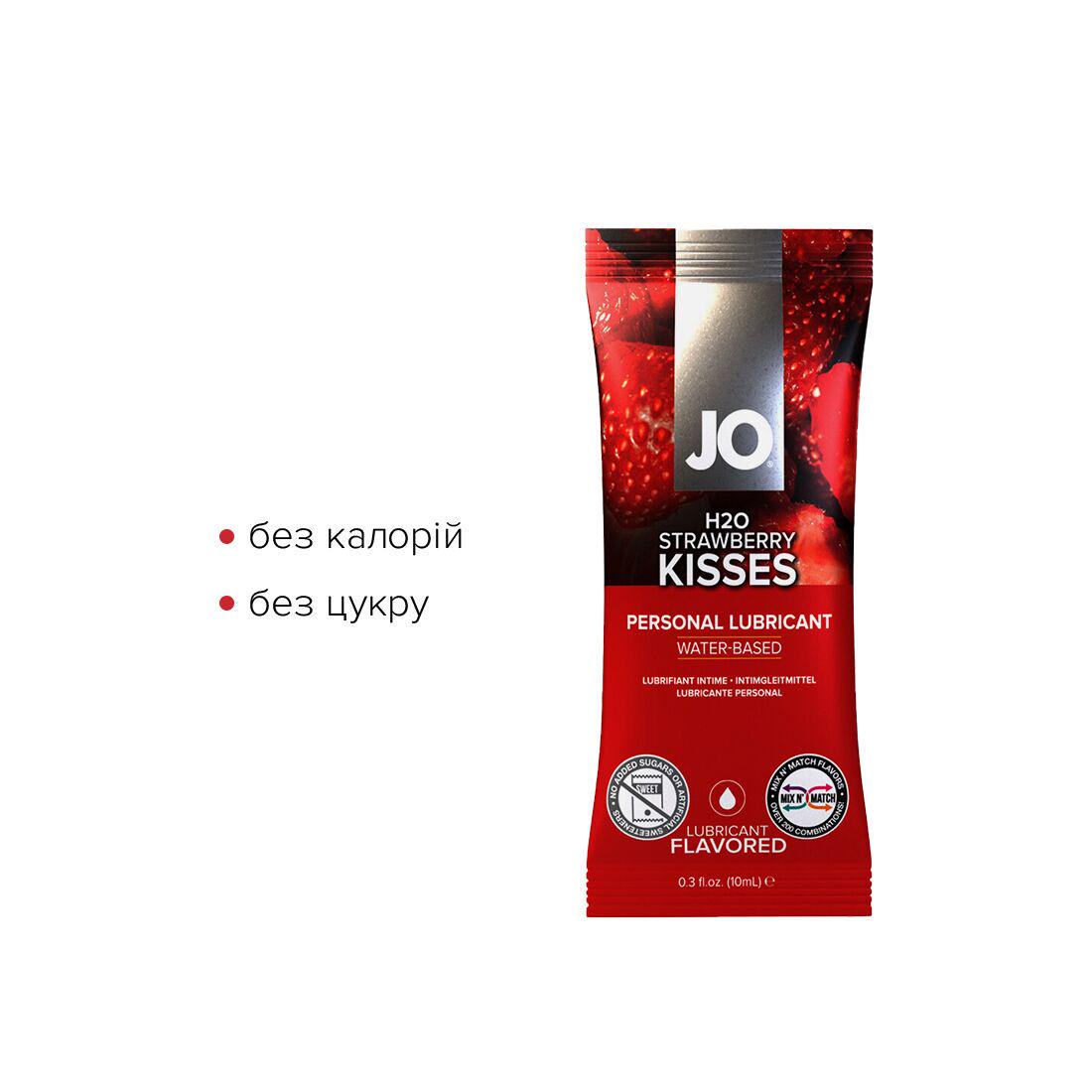 Набір пробників лубрикантів System JO H2O Полуниця Strawberry 10 мл (SO6161) - фото 3