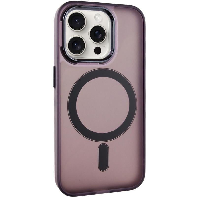 Протиударний Чохол TPU+PC Lily with MagSafe для Apple iPhone 13 Pro Max (6.7") Dark Purple