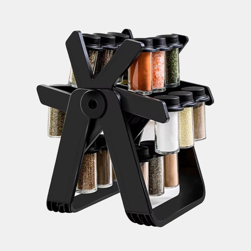 Органайзер карусель для специй Spice Rack на 18 стеклянных баночек Органайзер карусель для специй Spice Rack на 18 стеклянных баночек