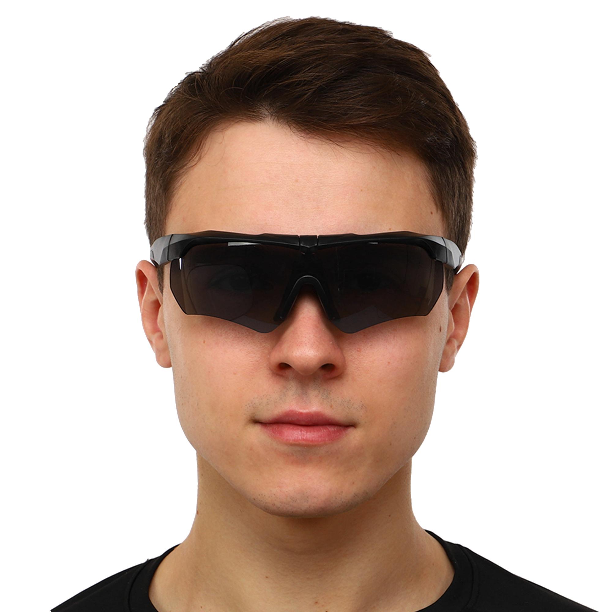 Очки спортивные солнцезащитные Sposune Черный/Серый (JY-008) - фото 2 Очки спортивные солнцезащитные Sposune Черный/Серый (JY-008) - фото 2