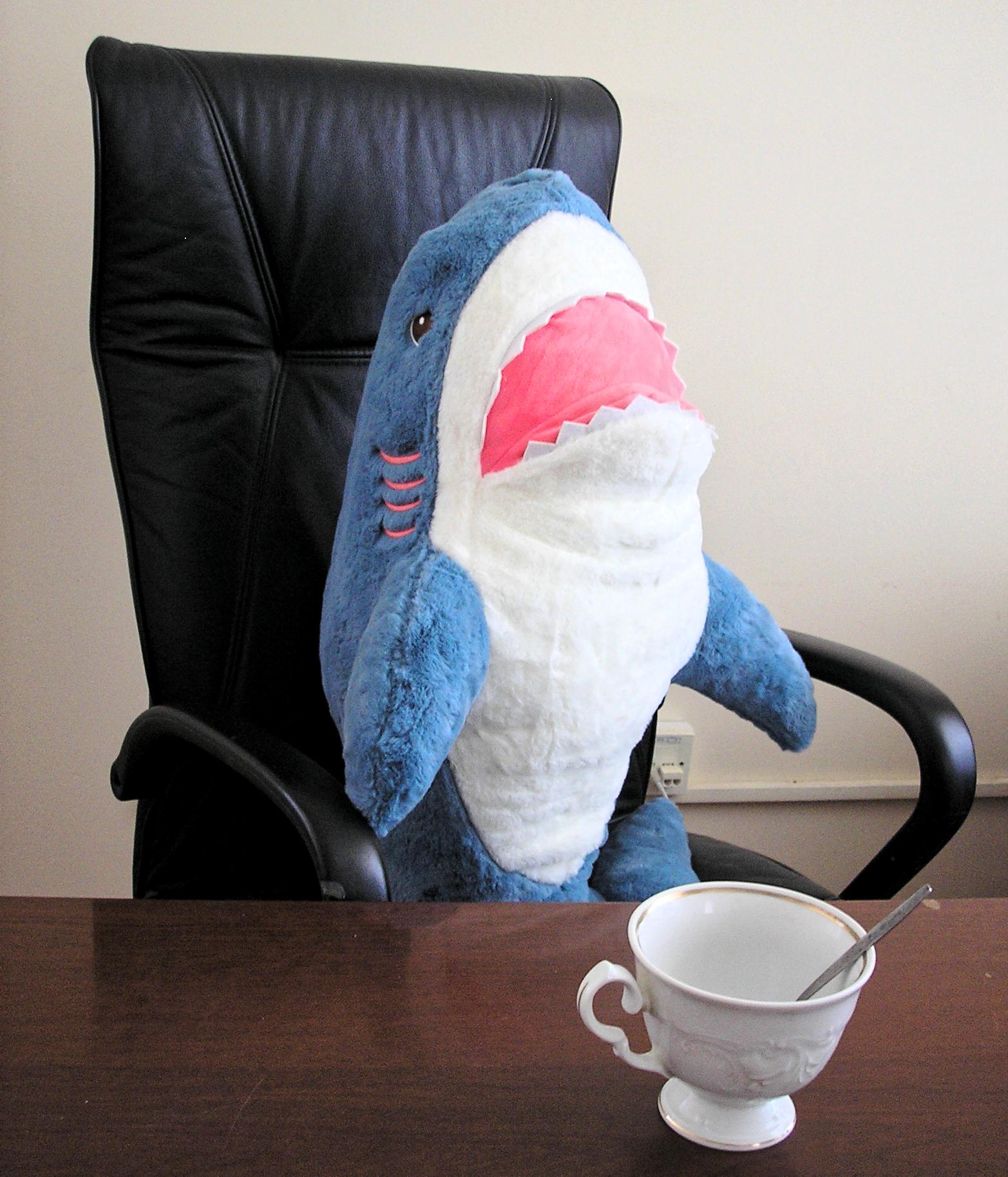 Мягкая игрушка Акула Shark doll обнимашка антистресс плюшевая 70 см - фото 4