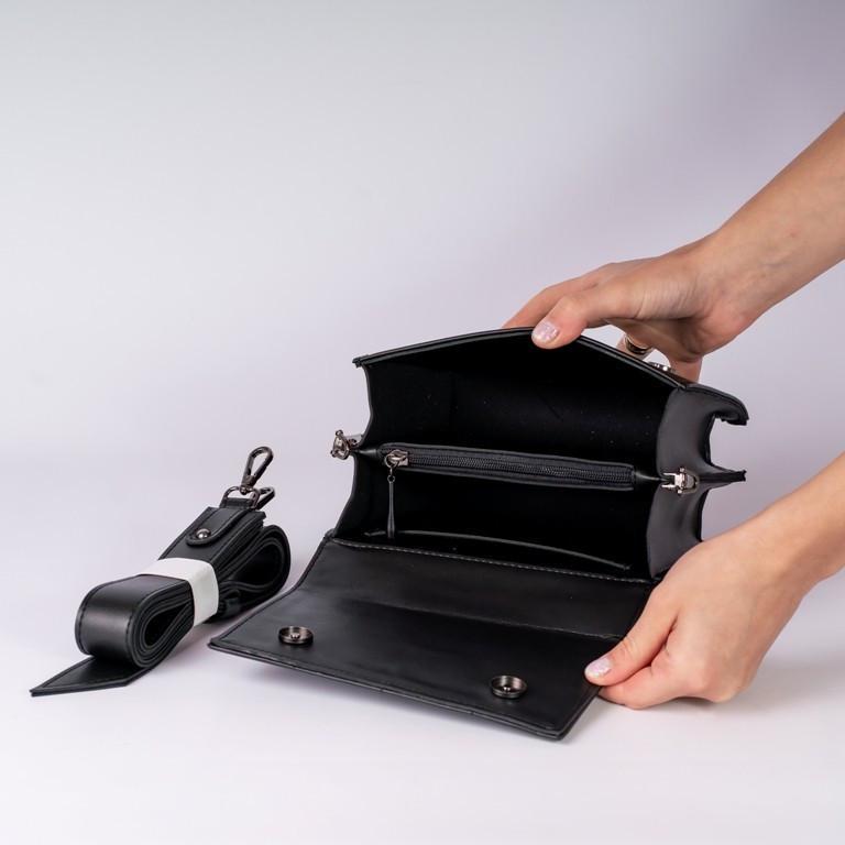 Сумка женская XENIA № 22-22 из эко-кожи Черный - фото 4