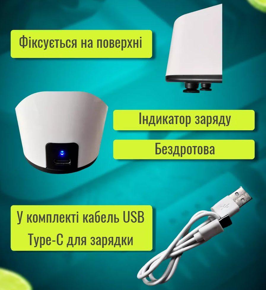 Точилка для ножів акумуляторна EKS-1 USB з запасними шліф-колами (130781) - фото 2