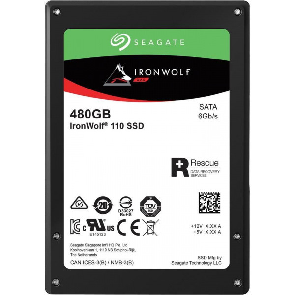 Твердотельный накопитель Seagate SATA 480GB (ZA480NM10011) IronWolf