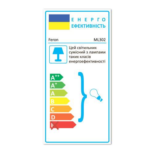 Світильник точковий під лампу Feron ML302 Чорний (32866) - фото 3 Світильник точковий під лампу Feron ML302 Чорний (32866) - фото 3