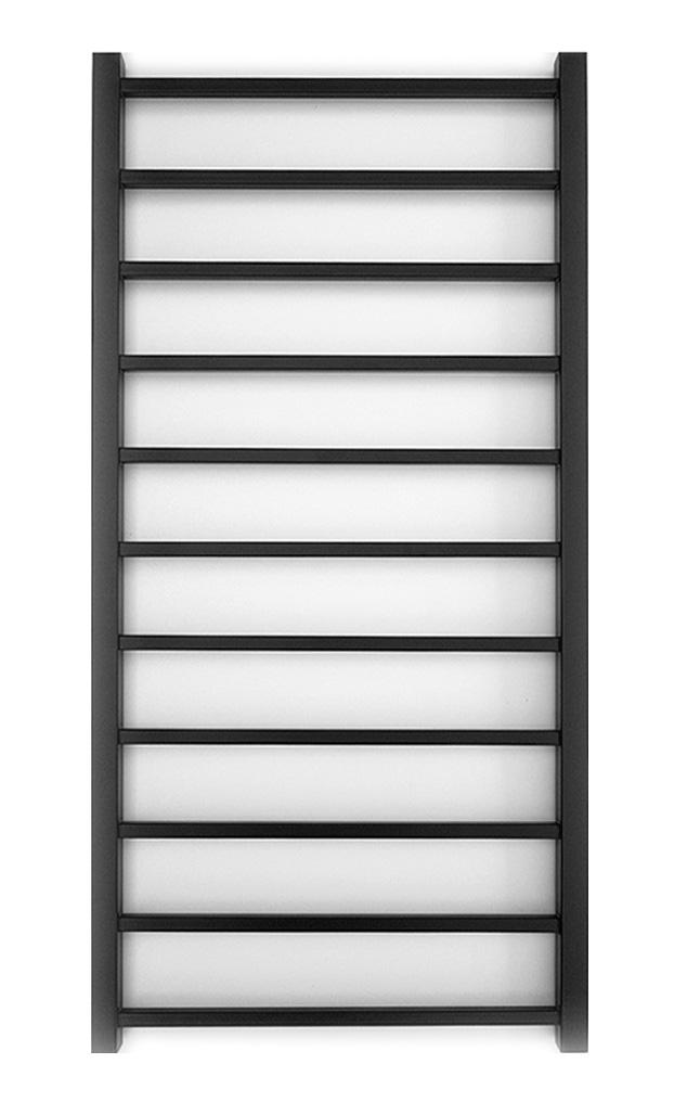 Полотенцесушитель Genesis Aqua Flat 100x53 см Черный