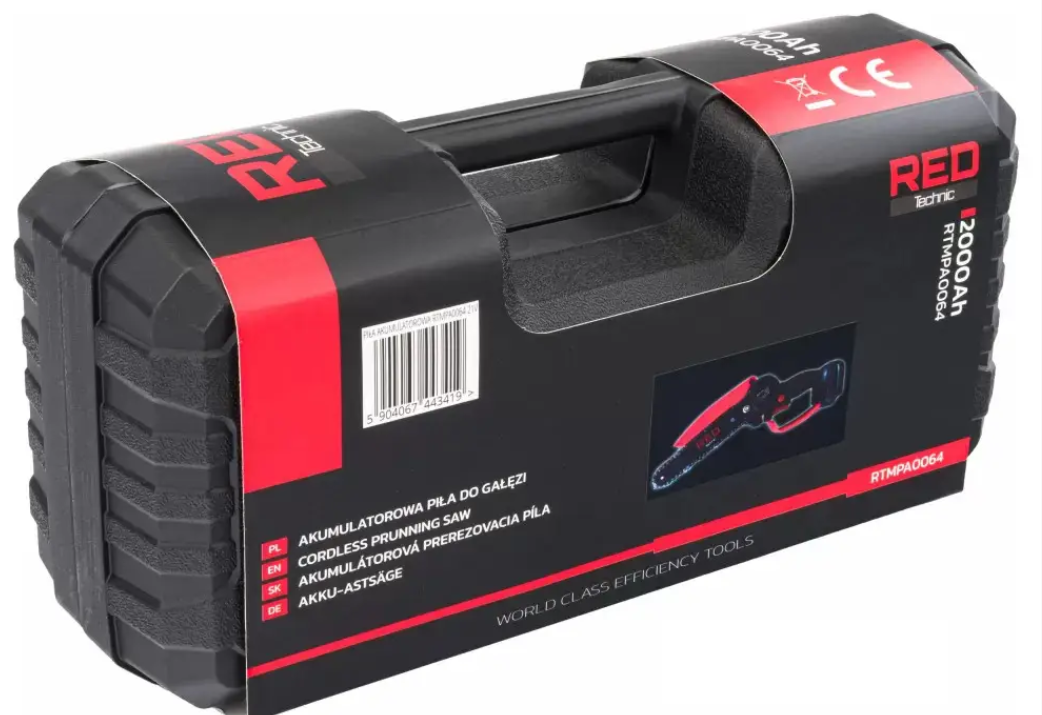 Пила аккумуляторная Red Technic RTMPA0064 2499851111 1000 Вт 21 В 7 м/с 150 мм 2 А/ч - фото 2 Пила аккумуляторная Red Technic RTMPA0064 2499851111 1000 Вт 21 В 7 м/с 150 мм 2 А/ч - фото 2