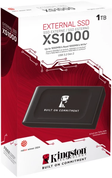 SSD-накопитель Kingston XS1000 1TB USB 3,2 Gen 2 Type-C (SXS1000/1000GA) - фото 4
