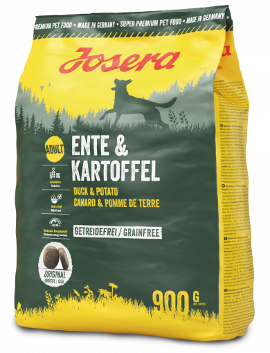 Сухой корм для собак Josera Ente & Kartoffel 900 г (7444522)