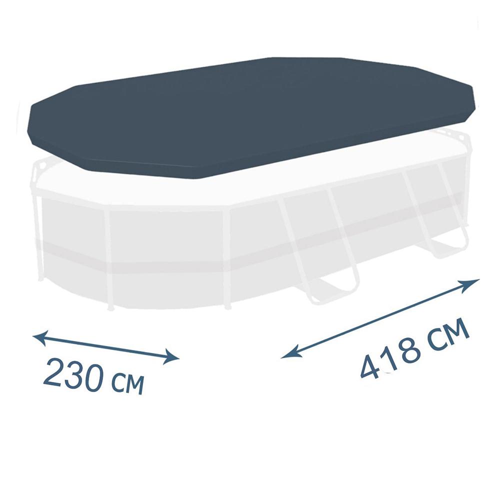 Тент-чехол Bestway 58425 для каркасного бассейна 427х250 см (18576441) - фото 2