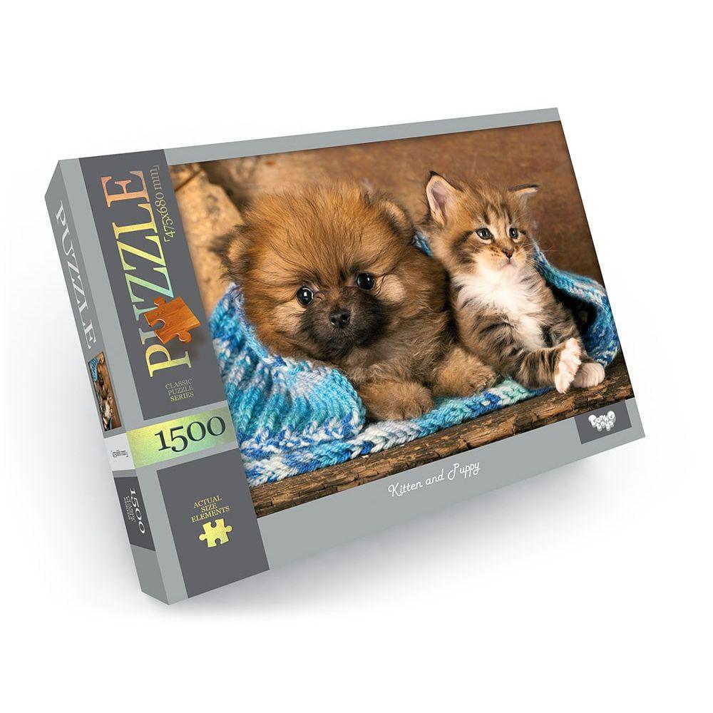 Пазли Danko Toys №2 Kitten and Puppy С1500-04-01 1500 ел.