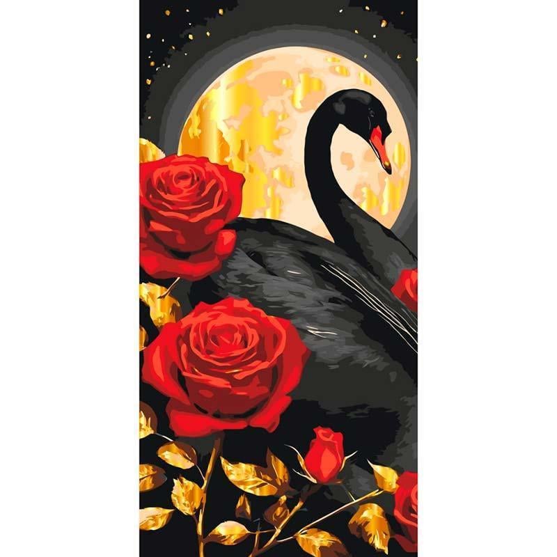 Картина по номерам ART CRAFT Черный лебедь 40х80 см (11588-AC)