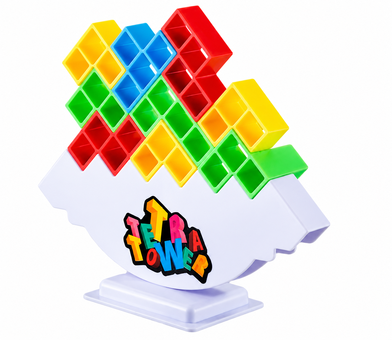 Настольная игра Tetra Tower с балансирующей формой и 48 блоками (1014-331-00)