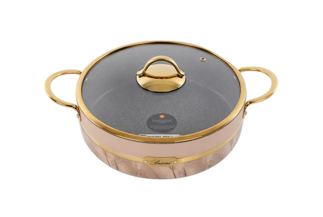 Сотейник антипригарный Brioni Selection Plus Biege 26 см 2,5 л (764-057)