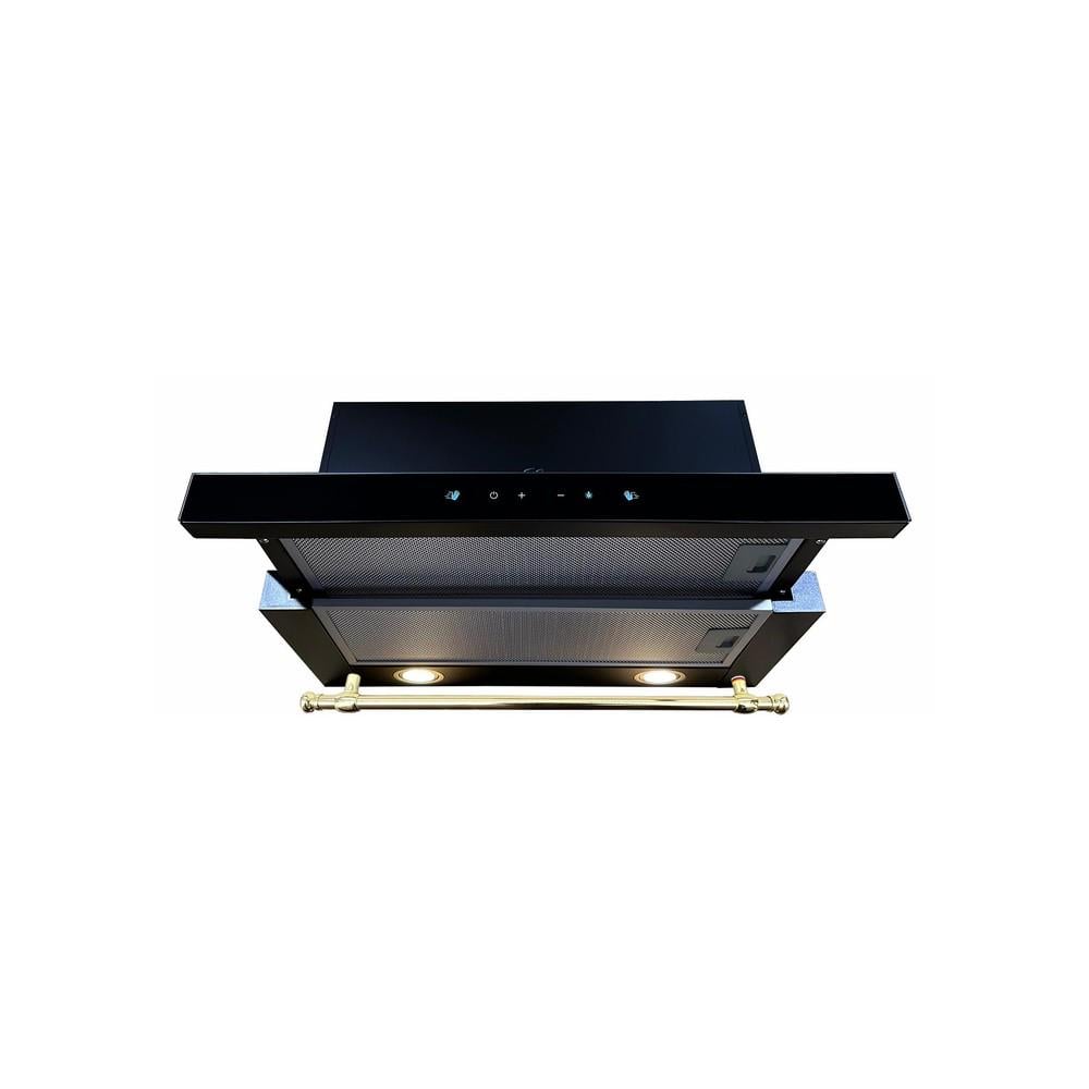 Витяжка Luxor Beste F 60 BK 1450 m3 LED Intellect Gold Barocco з фільтрами захисту двигуна 2 шт. (25878928) - фото 2 Витяжка Luxor Beste F 60 BK 1450 m3 LED Intellect Gold Barocco з фільтрами захисту двигуна 2 шт. (25878928) - фото 2
