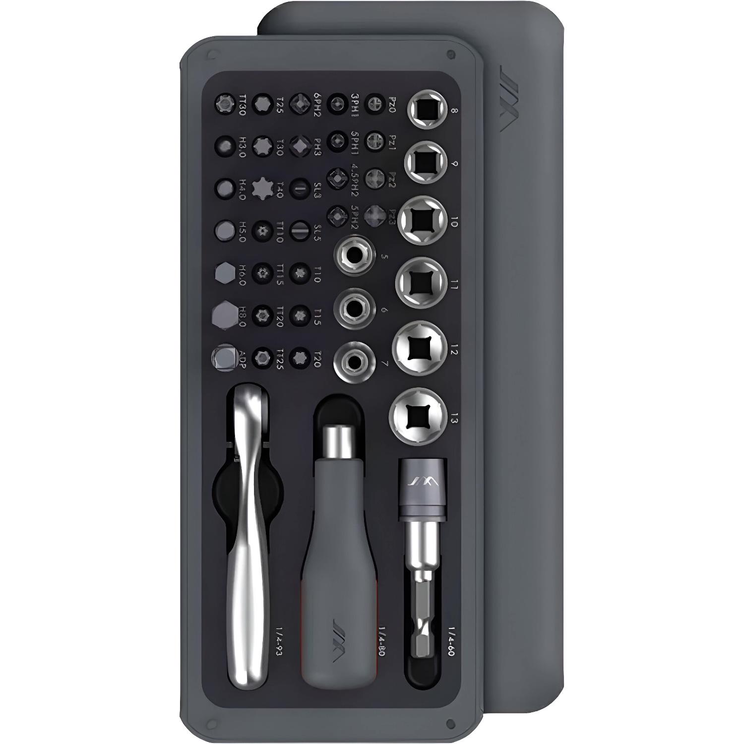 Отвертка с комплектом бит и насадок Jimi Home Screwdriver Set 41в1 (JM-GNT41) Отвертка с комплектом бит и насадок Jimi Home Screwdriver Set 41в1 (JM-GNT41)