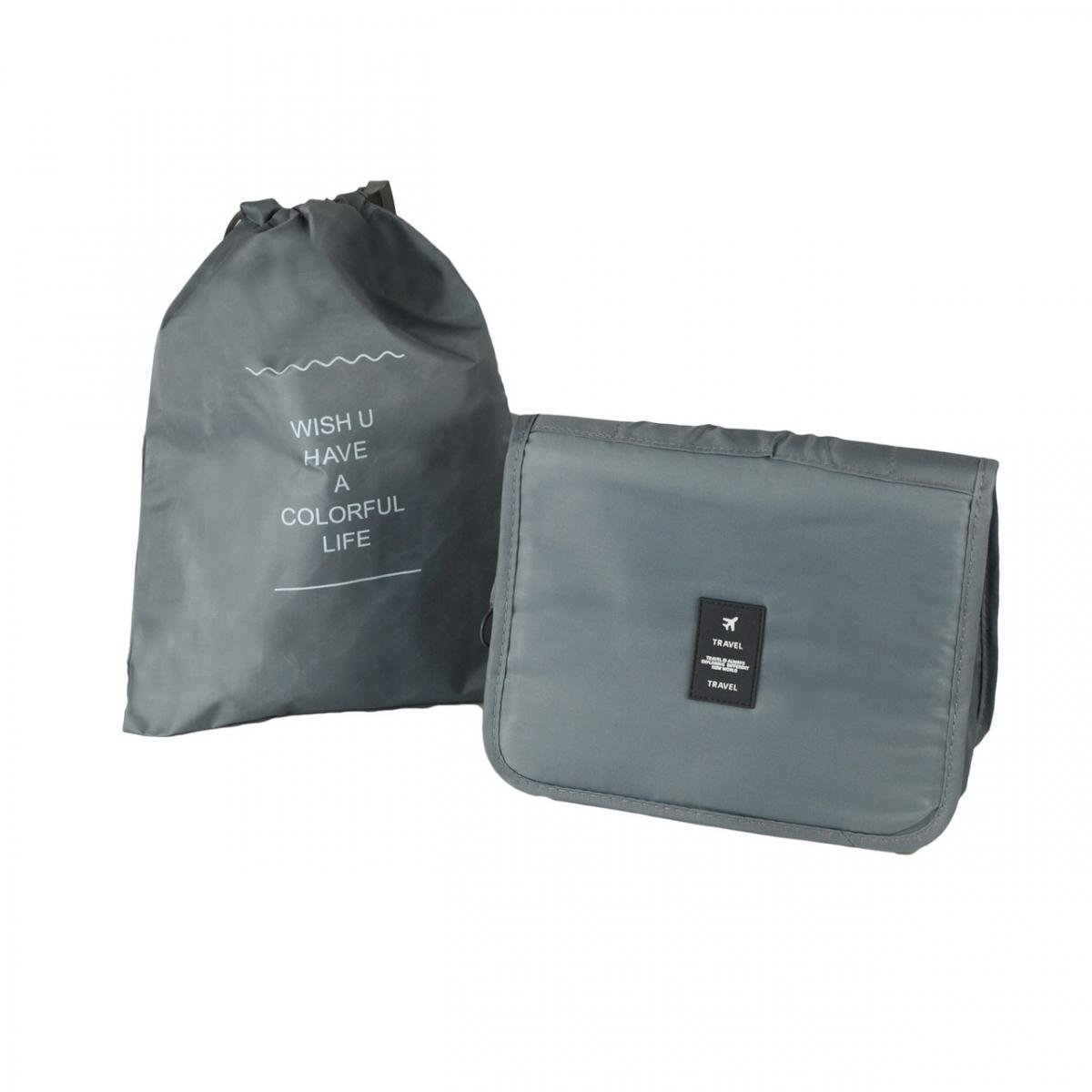 Набір дорожніх органайзерів 8в1 з нейлону Сірий (КДО-40-31) - фото 2
